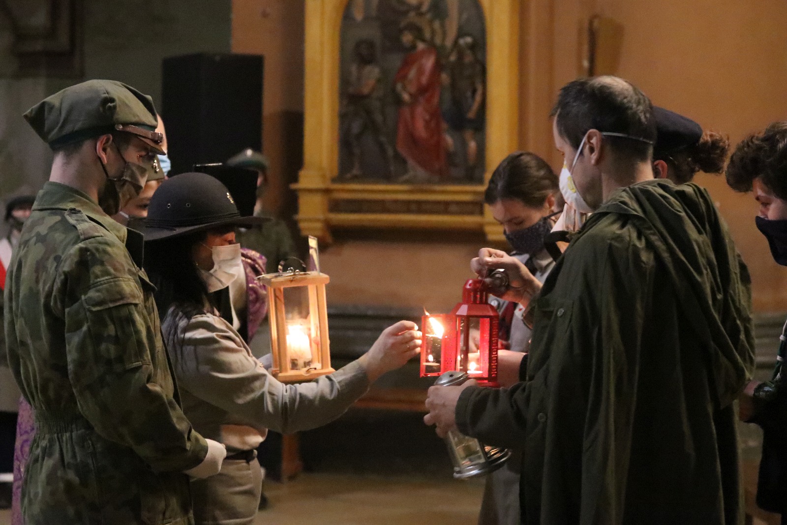 Uroczyste przekazanie Betlejemskiego Światła Pokoju
