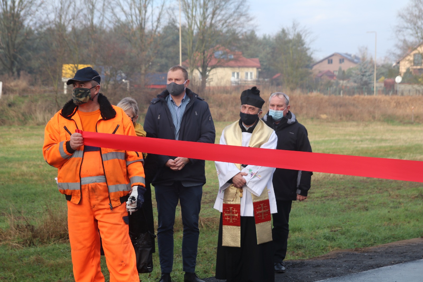 Otwarcie drogi między Bieniowicami a Szczytnikami nad Kaczawą