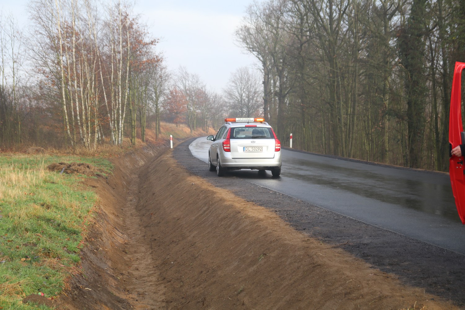 Otwarcie drogi między Bieniowicami a Szczytnikami nad Kaczawą