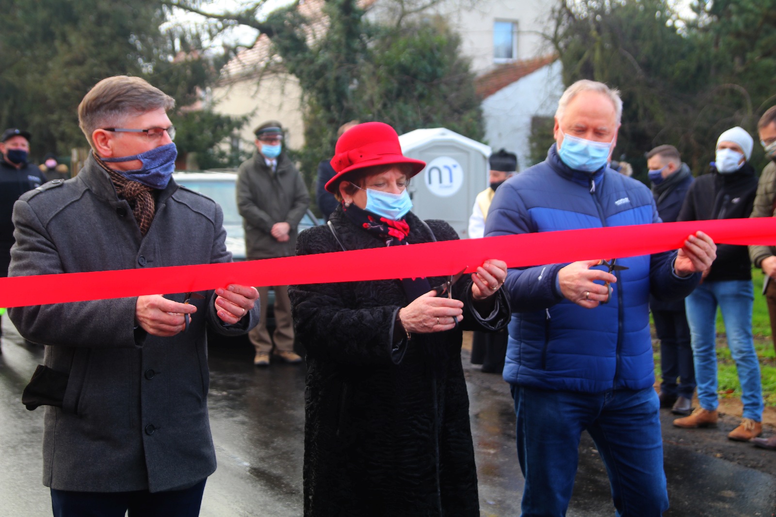 Otwarcie drogi między Bieniowicami a Szczytnikami nad Kaczawą