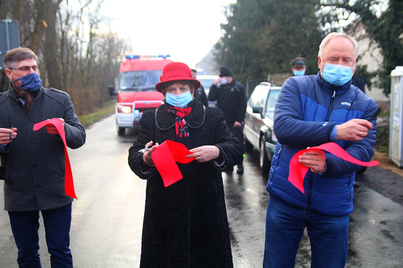 Otwarcie drogi między Bieniowicami a Szczytnikami nad Kaczawą