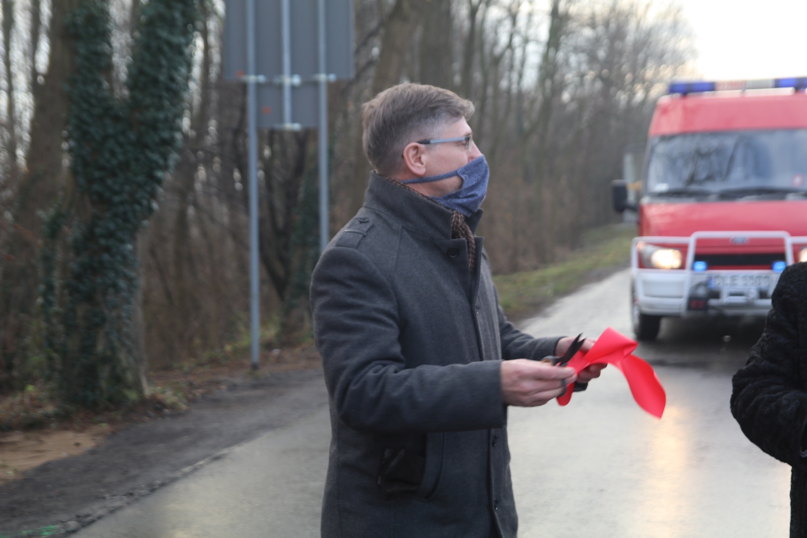 Otwarcie drogi między Bieniowicami a Szczytnikami nad Kaczawą