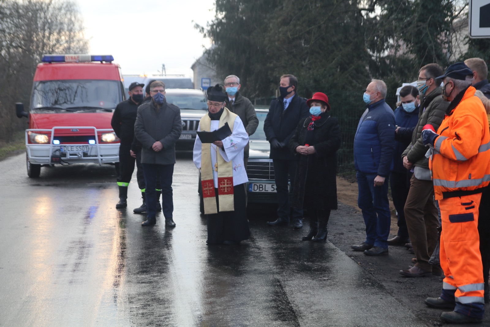 Otwarcie drogi między Bieniowicami a Szczytnikami nad Kaczawą