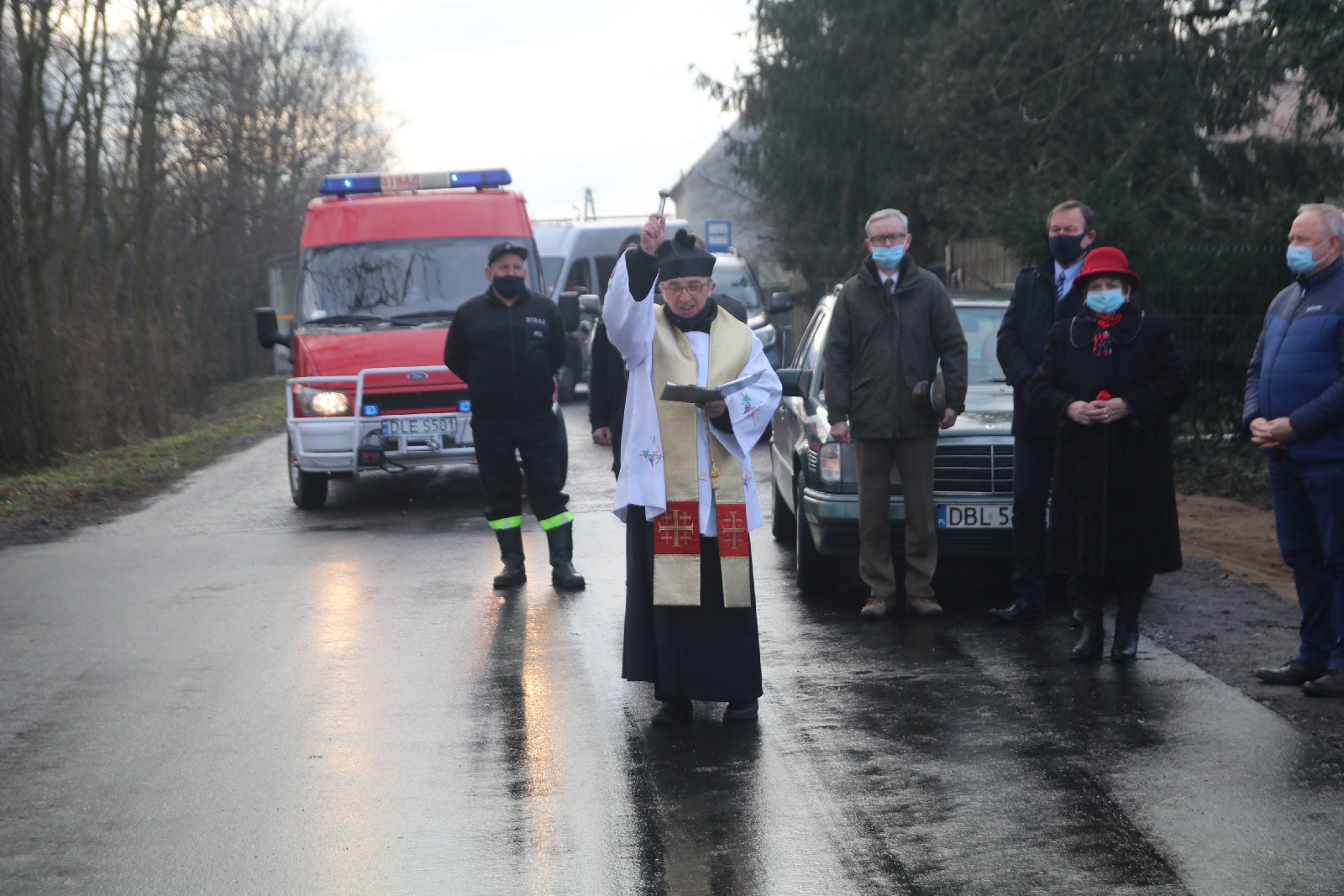 Otwarcie drogi między Bieniowicami a Szczytnikami nad Kaczawą