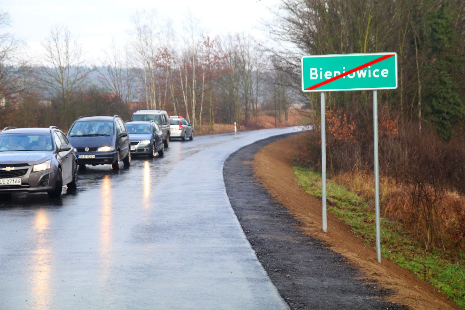 Otwarcie drogi między Bieniowicami a Szczytnikami nad Kaczawą