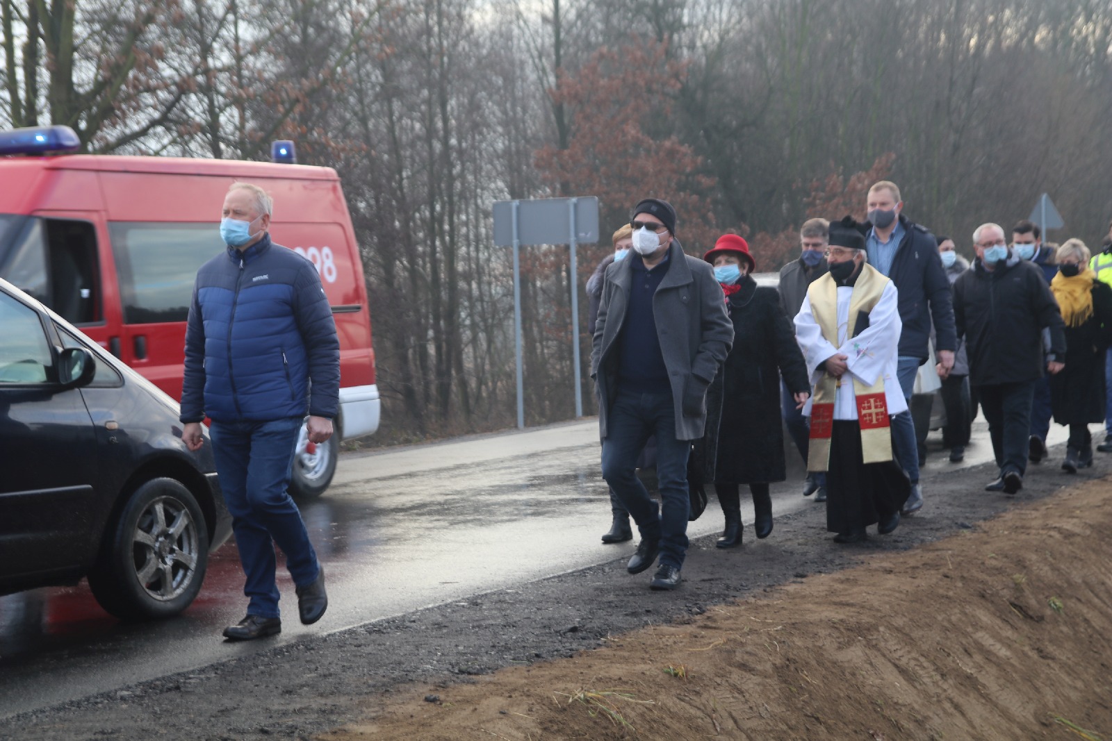 Otwarcie drogi między Bieniowicami a Szczytnikami nad Kaczawą
