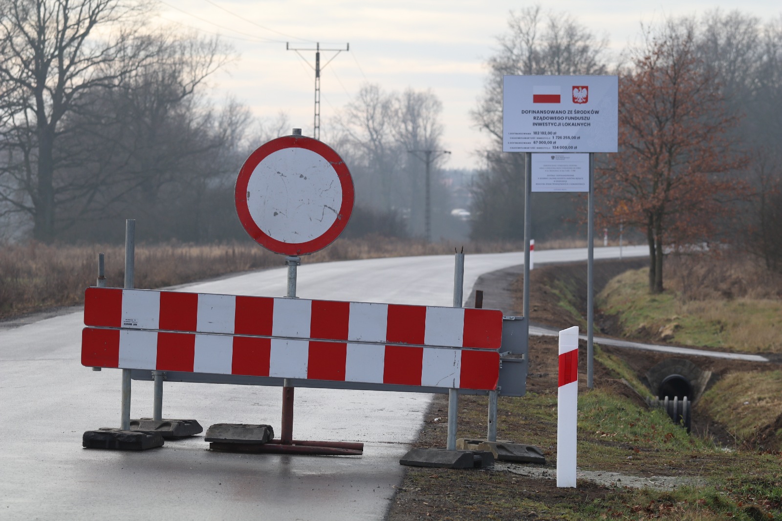 Otwarcie drogi między Bieniowicami a Szczytnikami nad Kaczawą