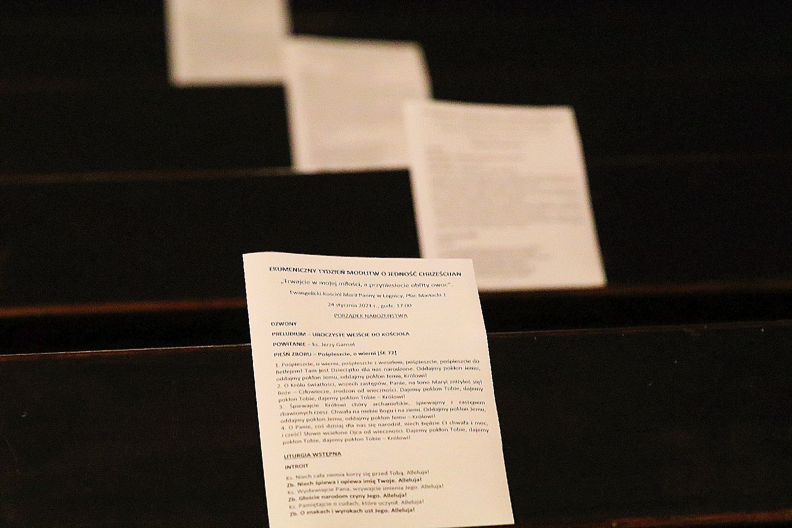 Wspólna modlitwa o jedność chrześcijan w Kościele Marii Panny