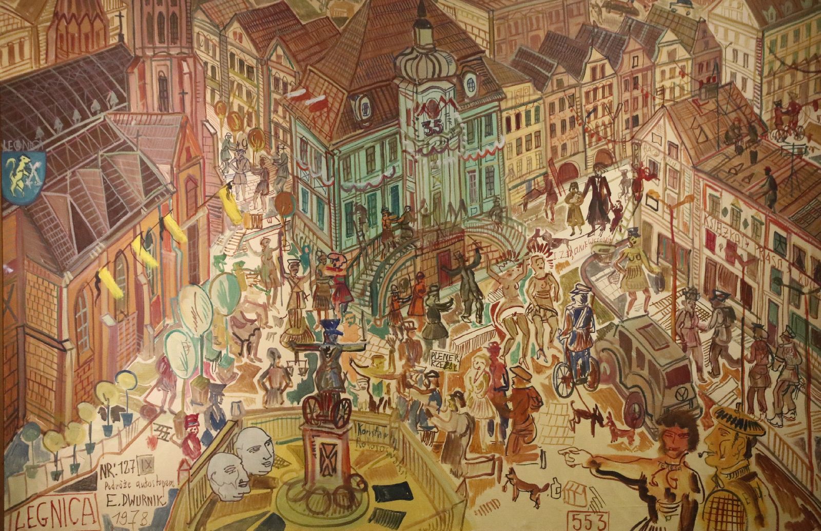 Legnicka wystawa Wątki lokalne Edwarda Dwurnika