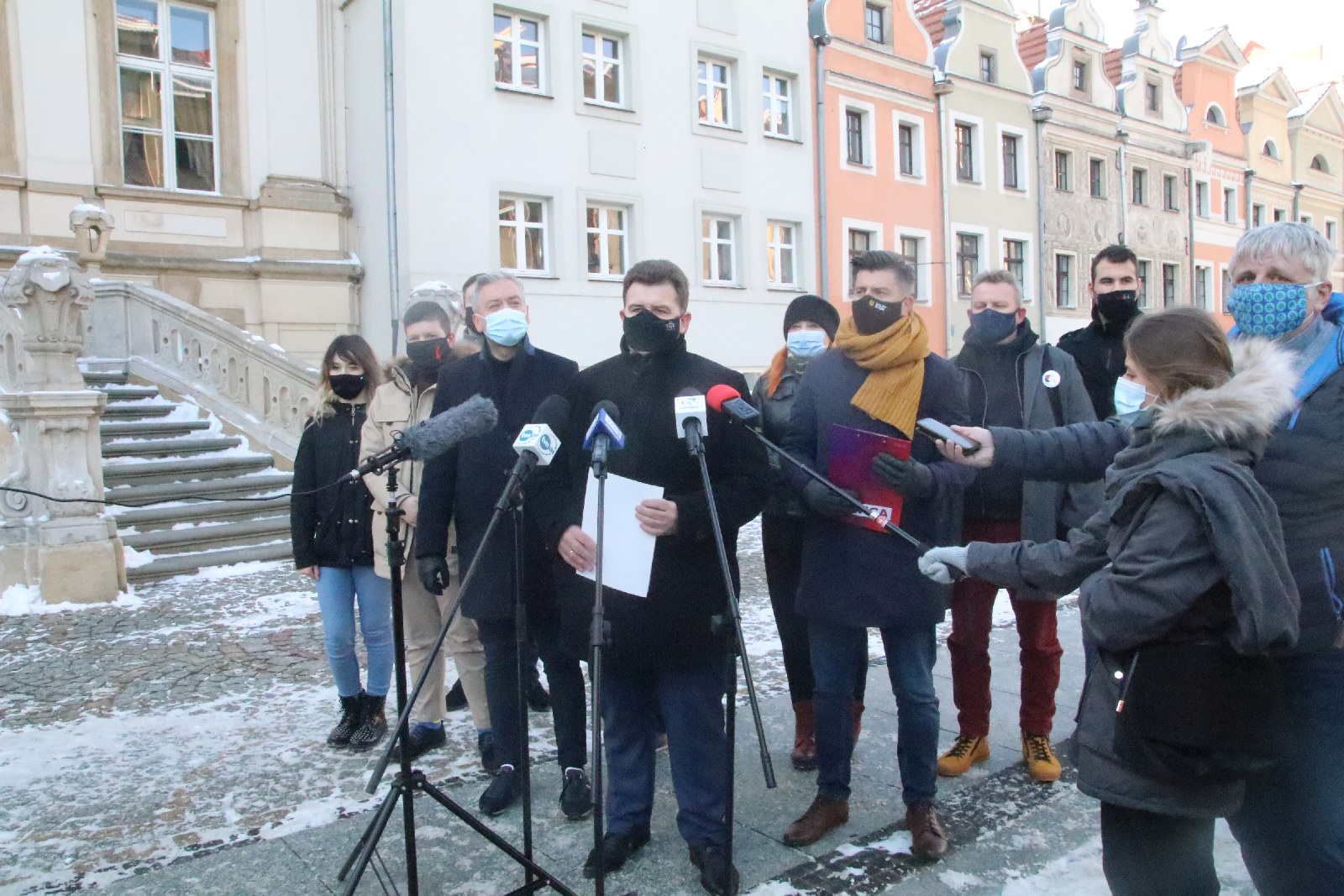 Na legnickim rynku protestowali parlamentarzyści Wiosny