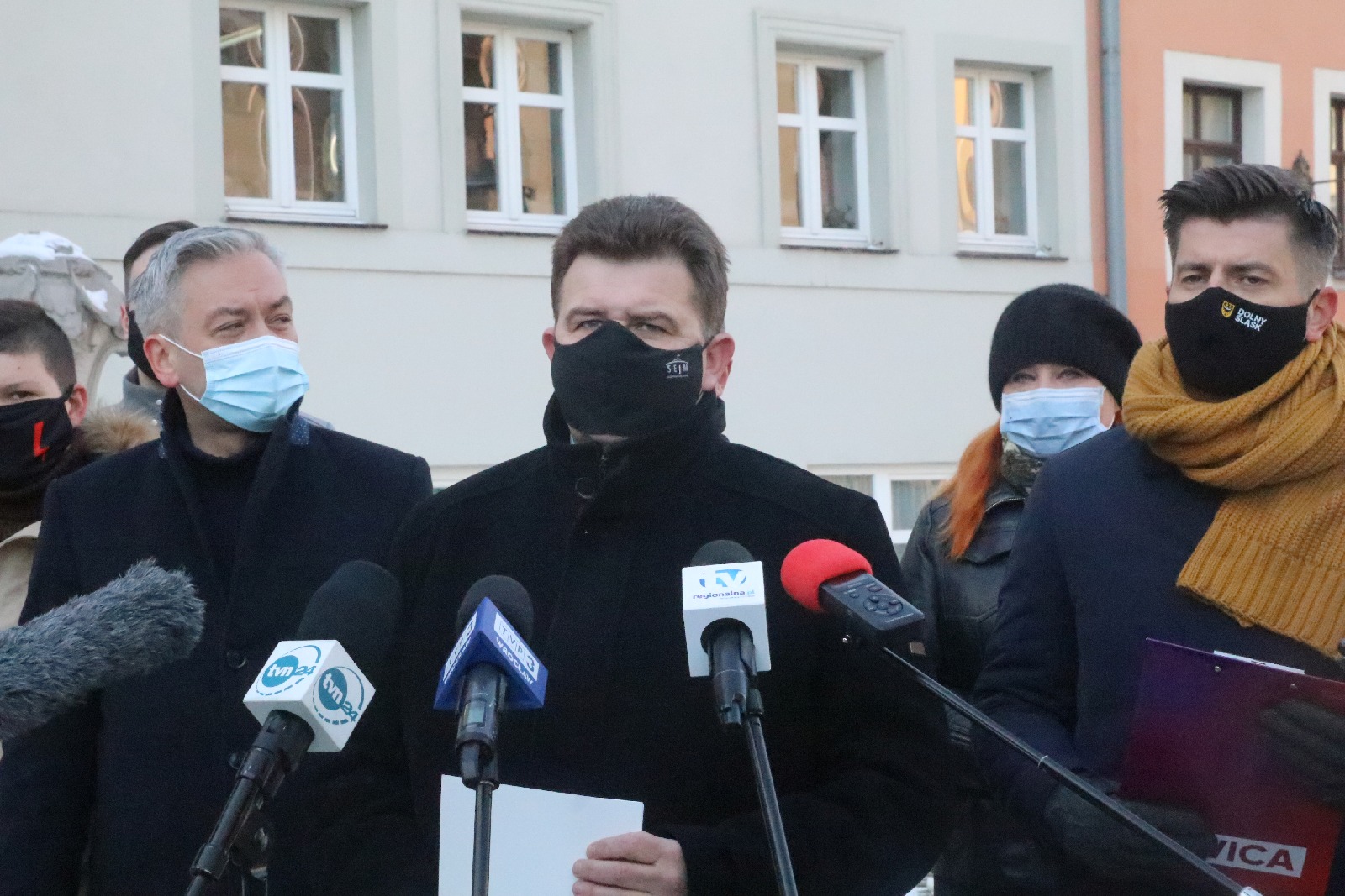 Na legnickim rynku protestowali parlamentarzyści Wiosny