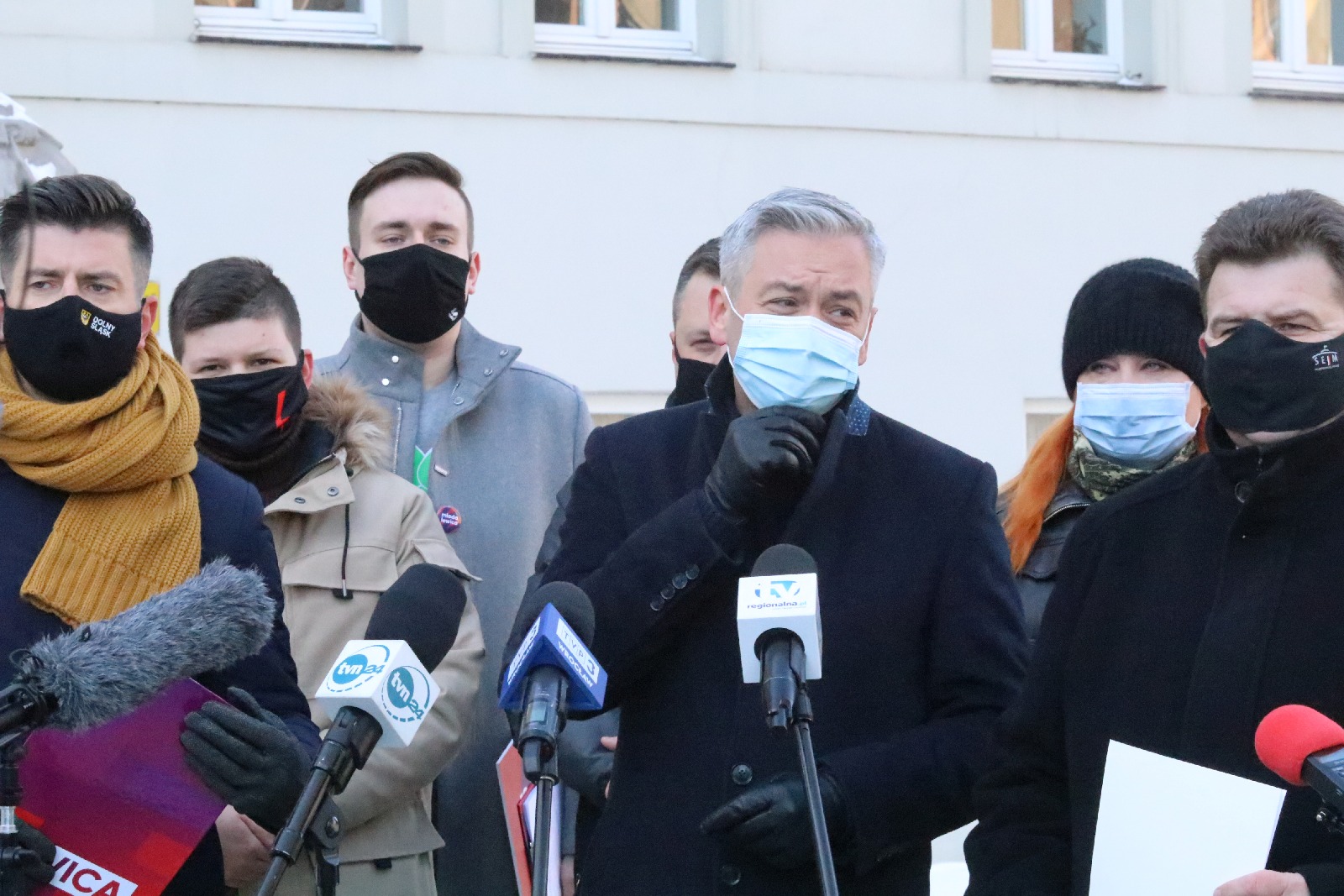 Na legnickim rynku protestowali parlamentarzyści Wiosny