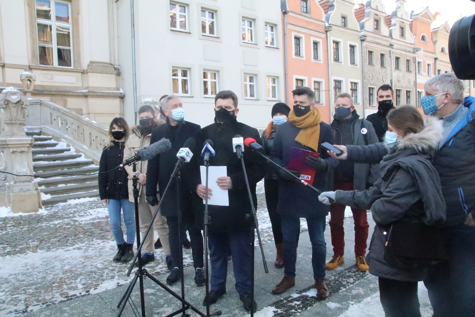 Na legnickim rynku protestowali parlamentarzyści Wiosny