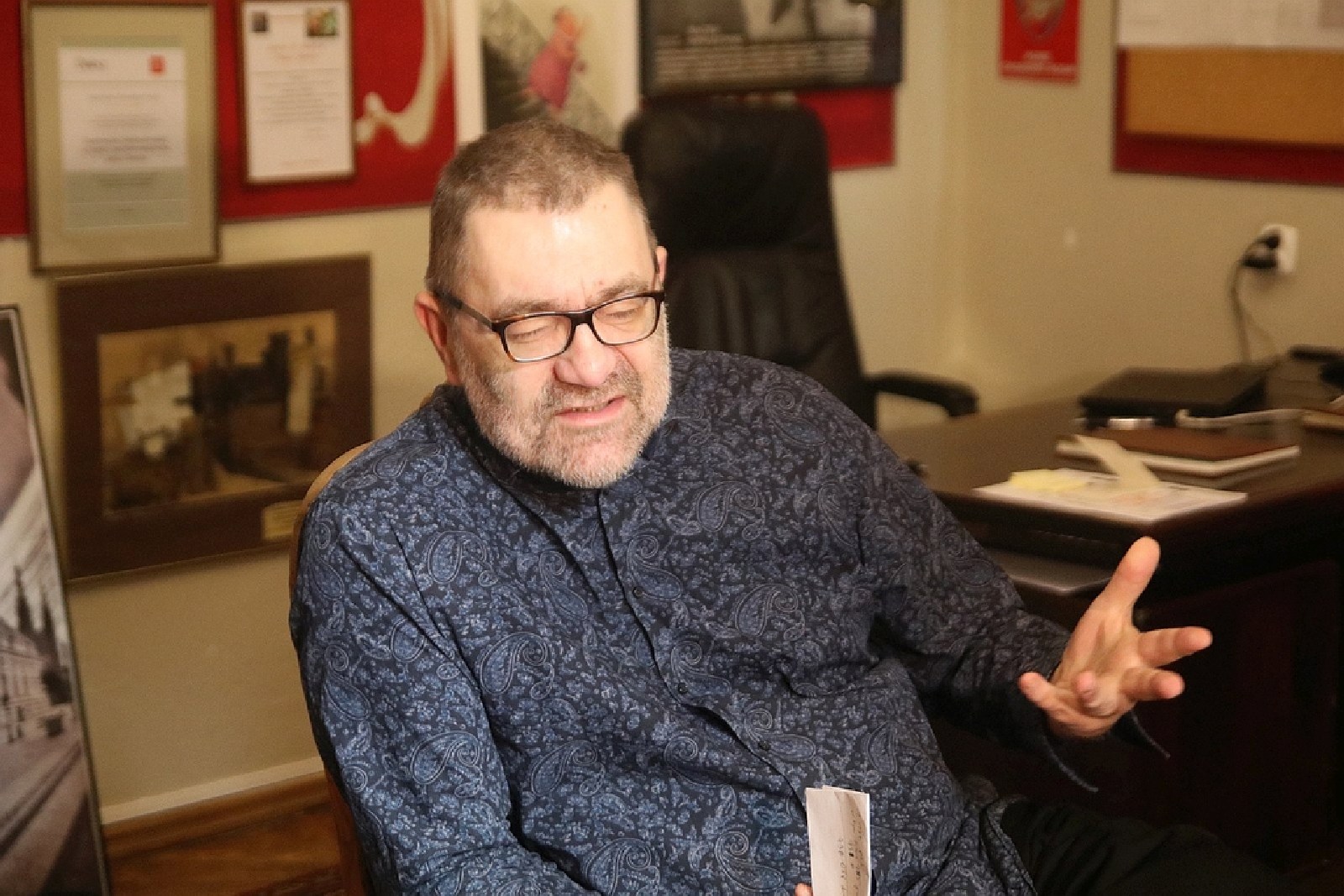 Jacek Głomb jest dyrektorem teatru od sierpnia 1994