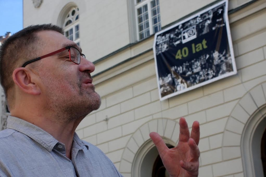 Jacek Głomb jest dyrektorem teatru od sierpnia 1994