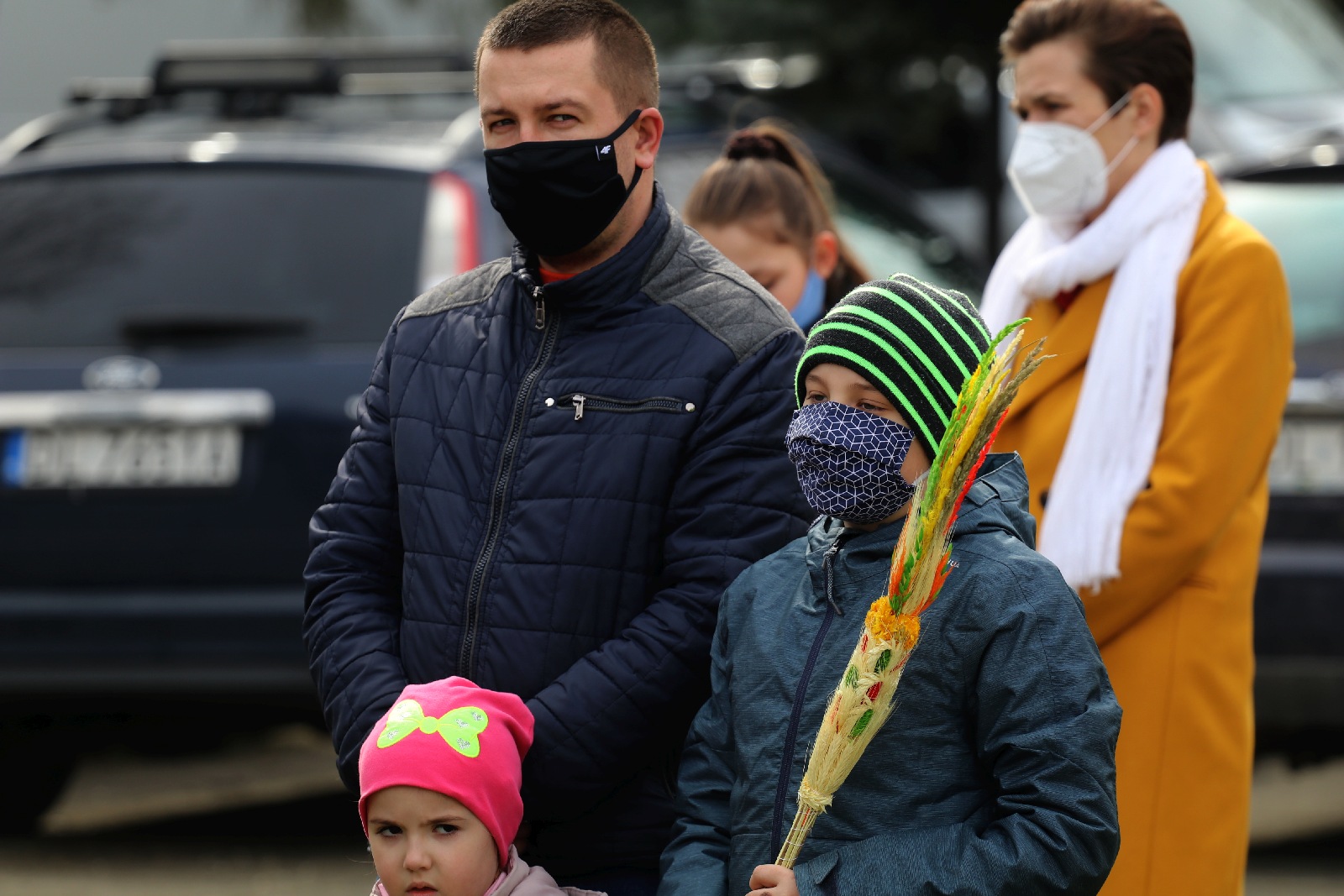 Inscenizacja wjazdu Pana Jezusa na osiołku do Jerozolimy