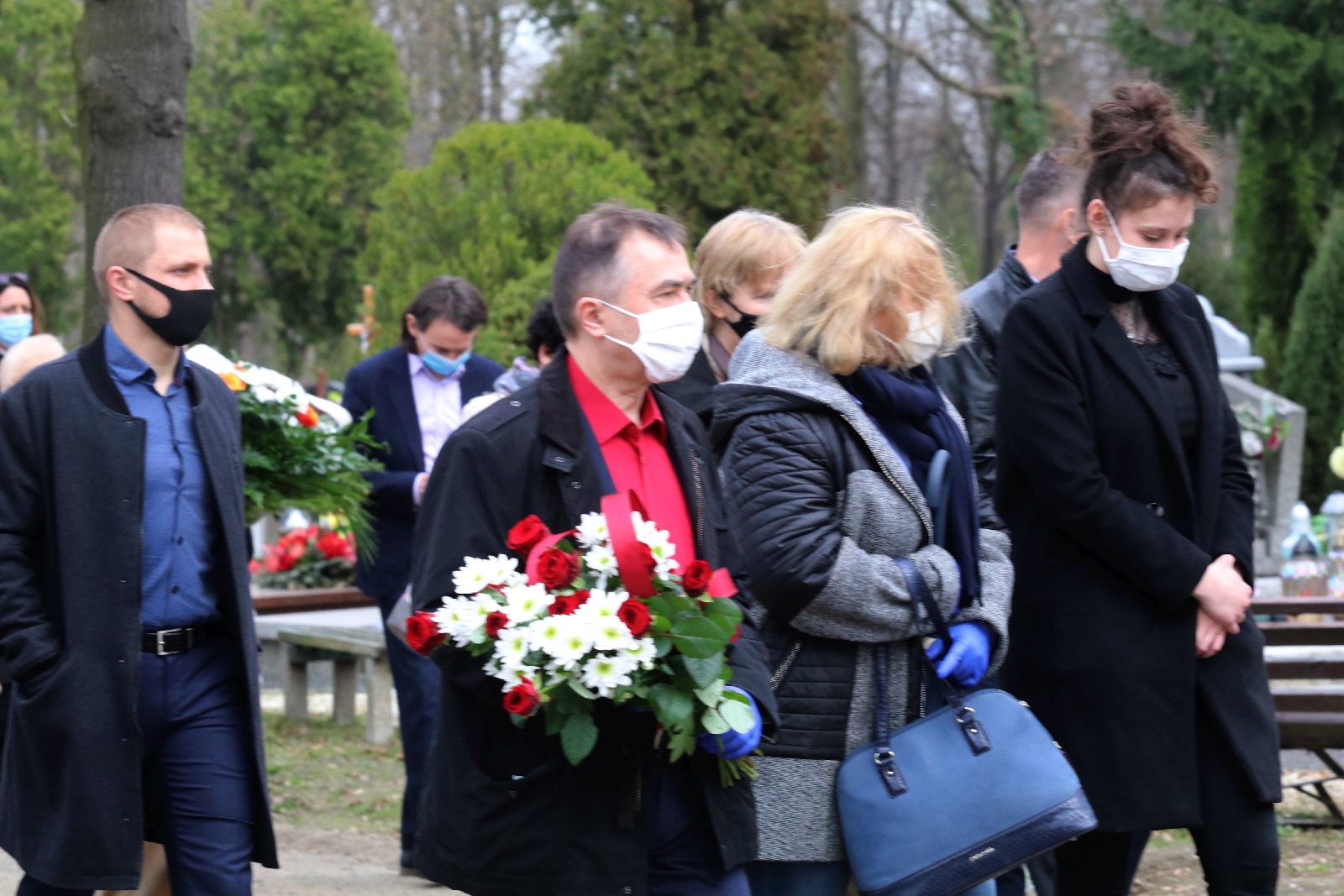 Pogrzeb Ryszarda Maciaka nauczyciela fizyki w Legnicy