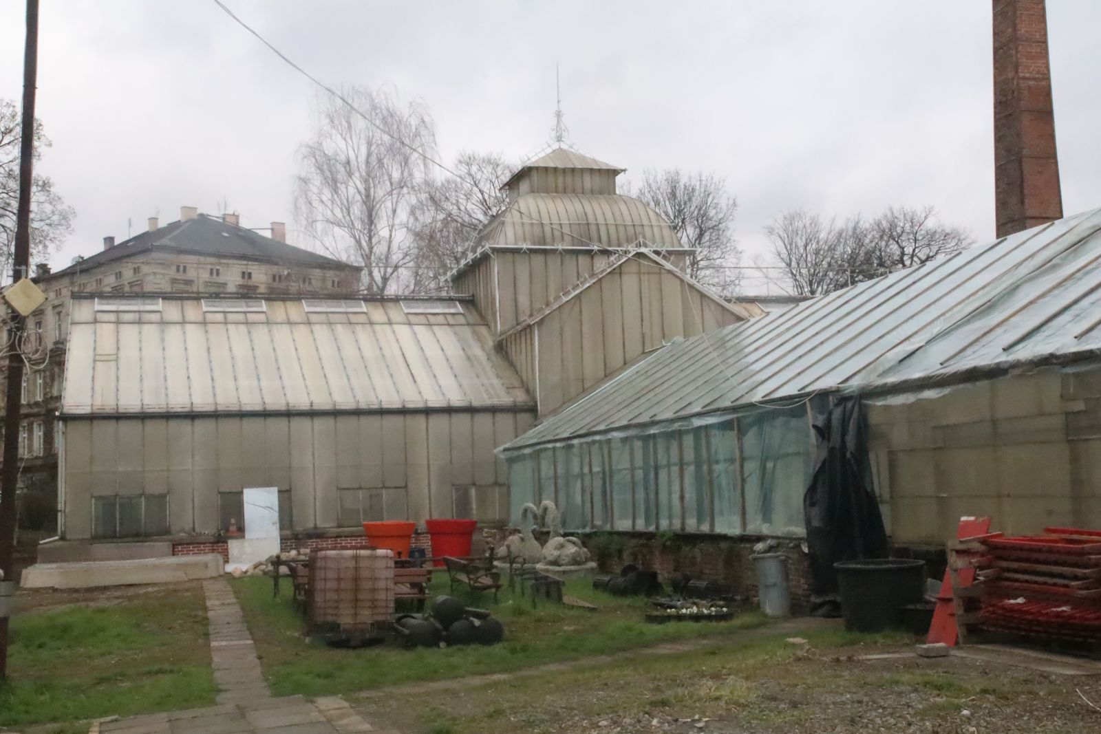 Z wizytą w mini zoo i na budowie palmiarni