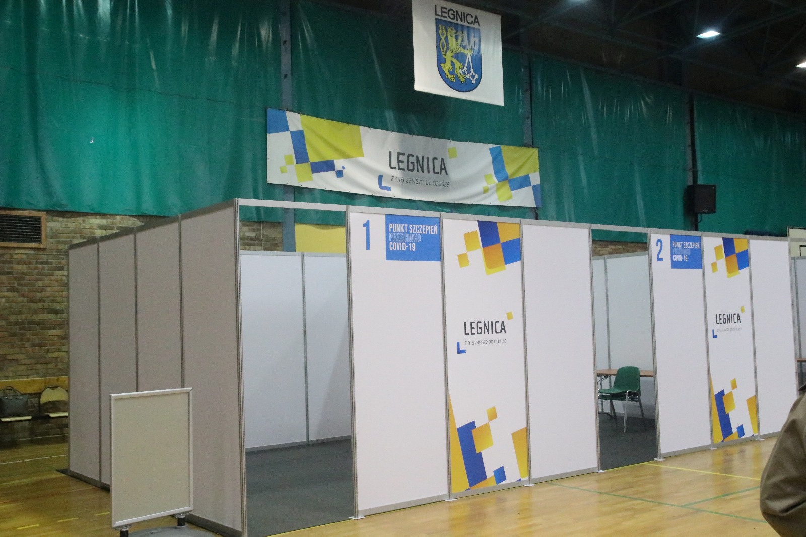 Punkt szczepień masowych w Legnicy już gotowy