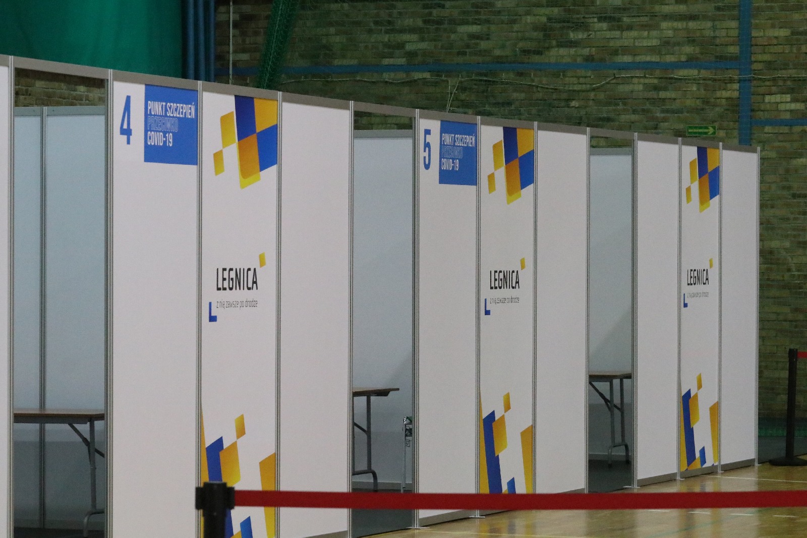 Punkt szczepień masowych w Legnicy już gotowy