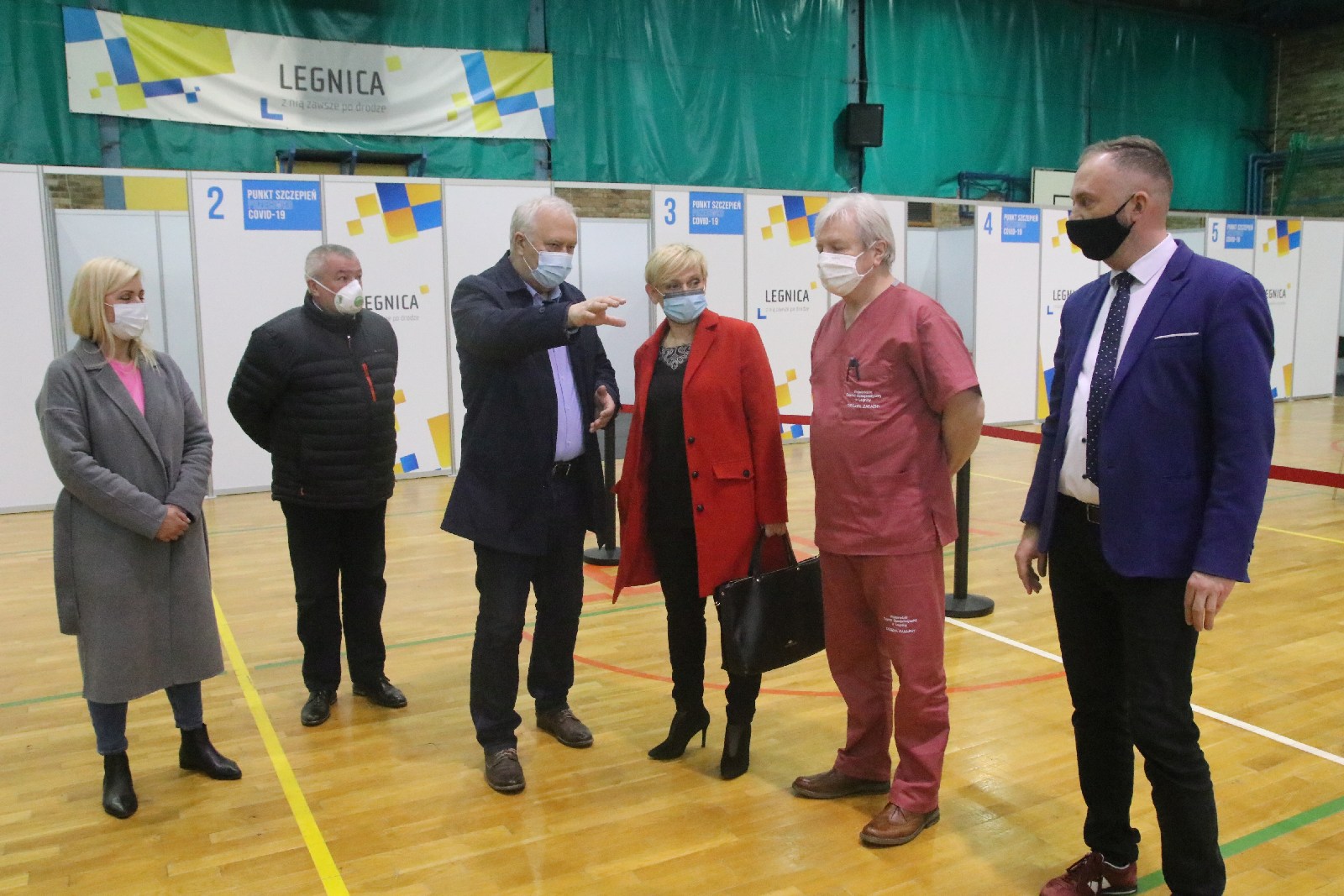 Punkt szczepień masowych w Legnicy już gotowy