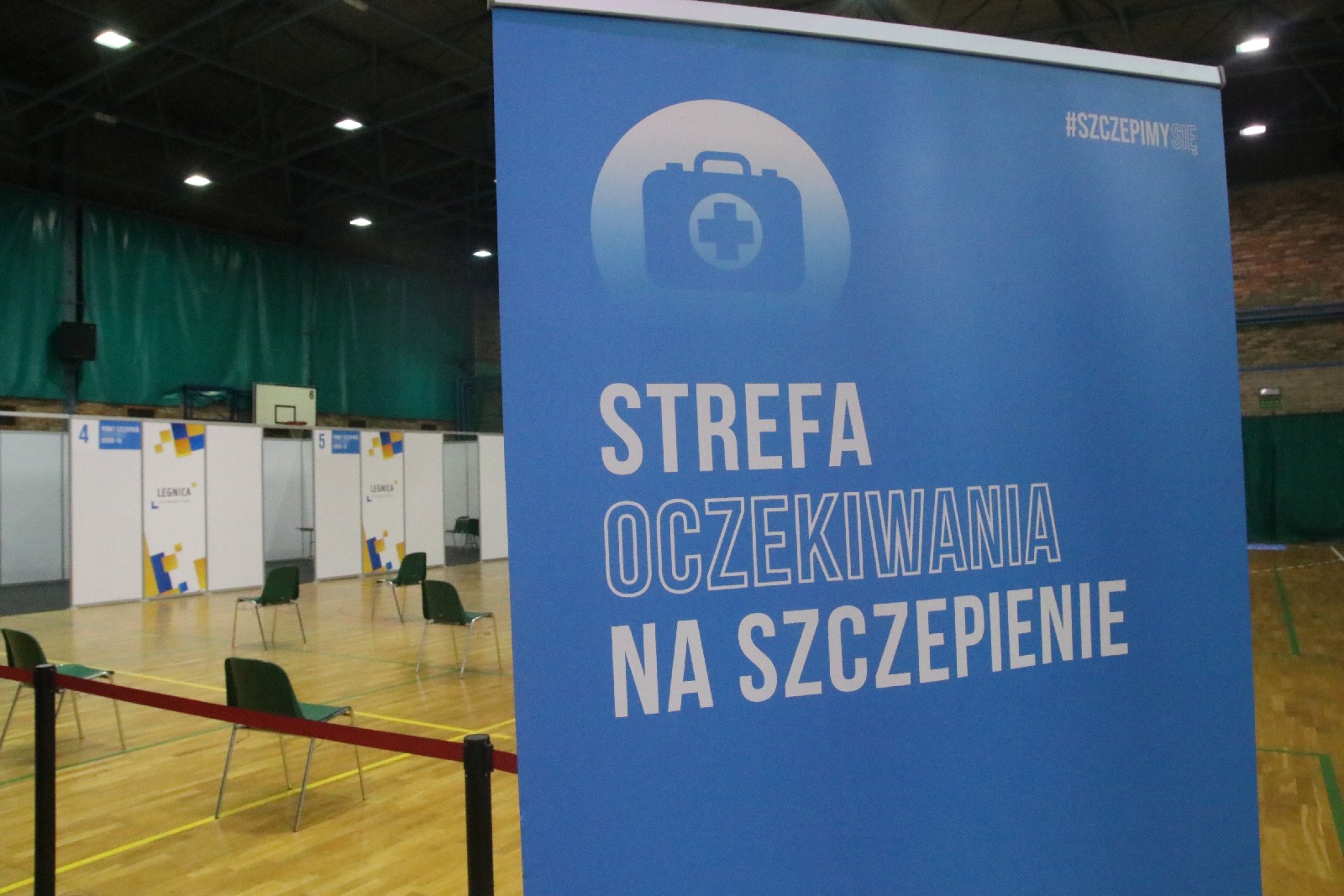 Punkt szczepień masowych w Legnicy już gotowy