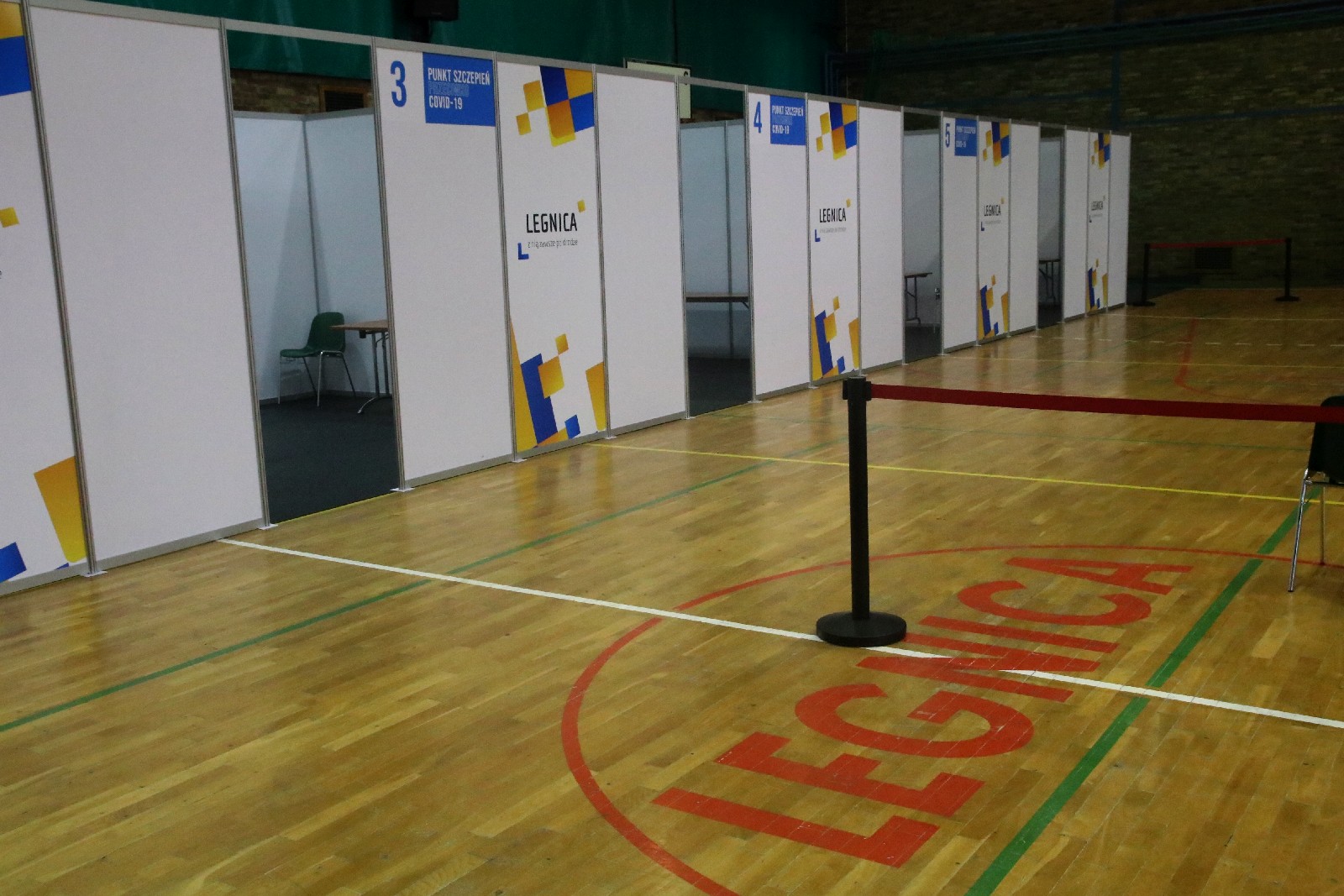 Punkt szczepień masowych w Legnicy już gotowy