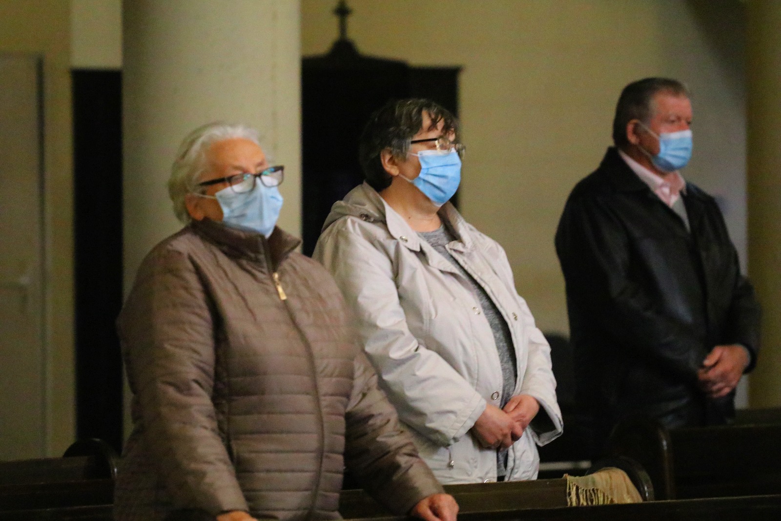 Uroczysta msza z okazji Dnia Strażaka w kościele na Piekarach