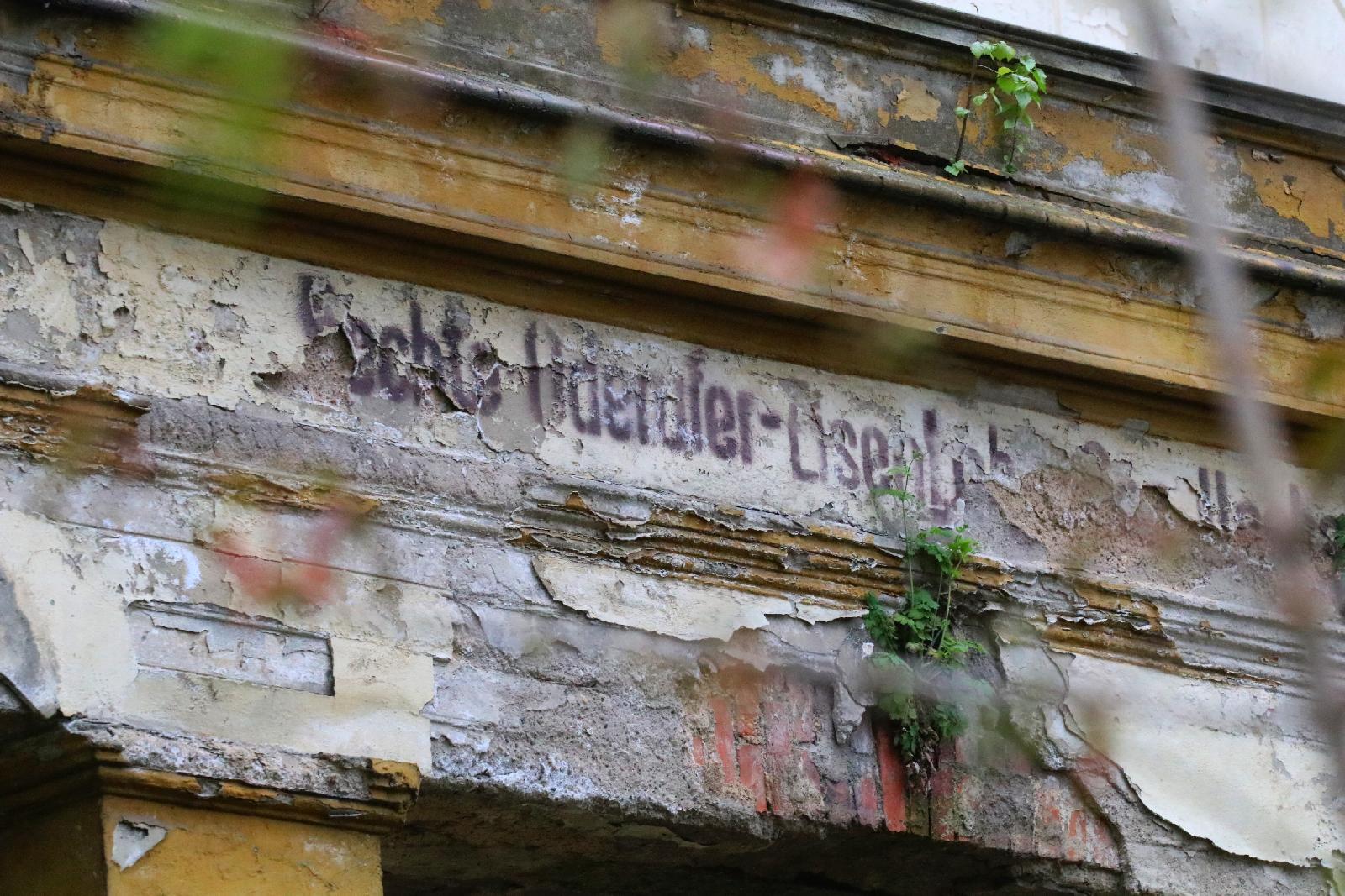 Pożar zabytkowego budynku, w którym był radziecki szpital