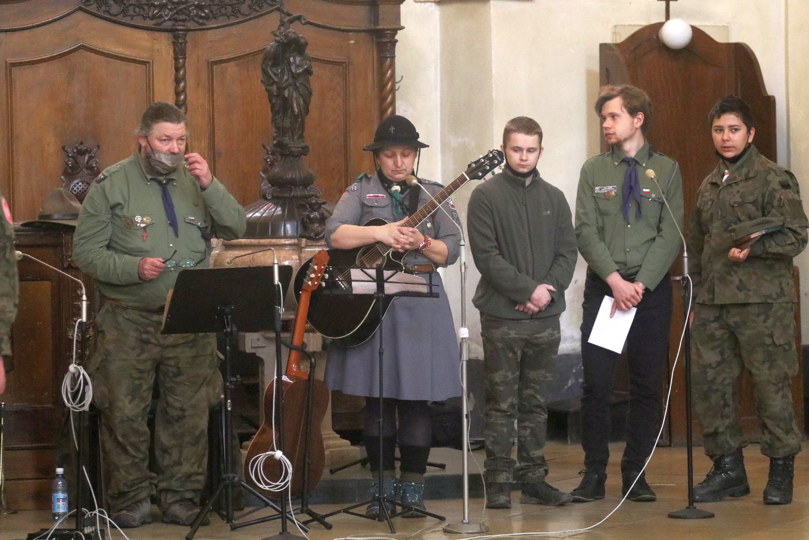Msza święta z okazji jubileuszu harcerskiej drużyny wędrowniczej
