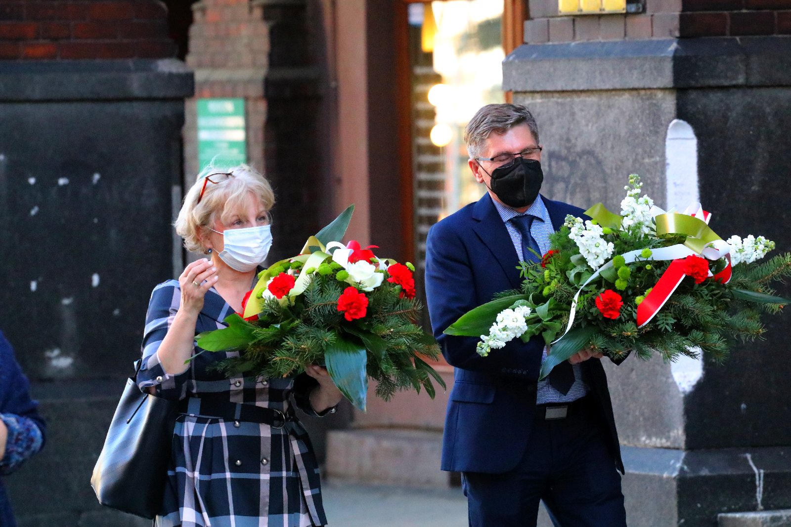 Tibor Gerencsér i Sandor Nedeczky z kurtuazyjną wizytą w Legnicy