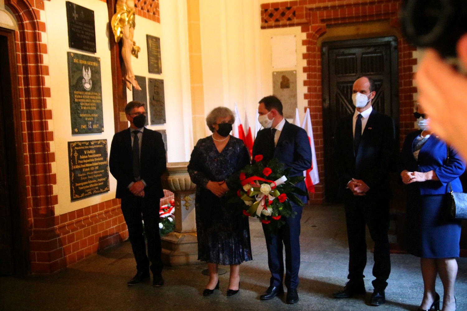 Tibor Gerencsér i Sandor Nedeczky z kurtuazyjną wizytą w Legnicy