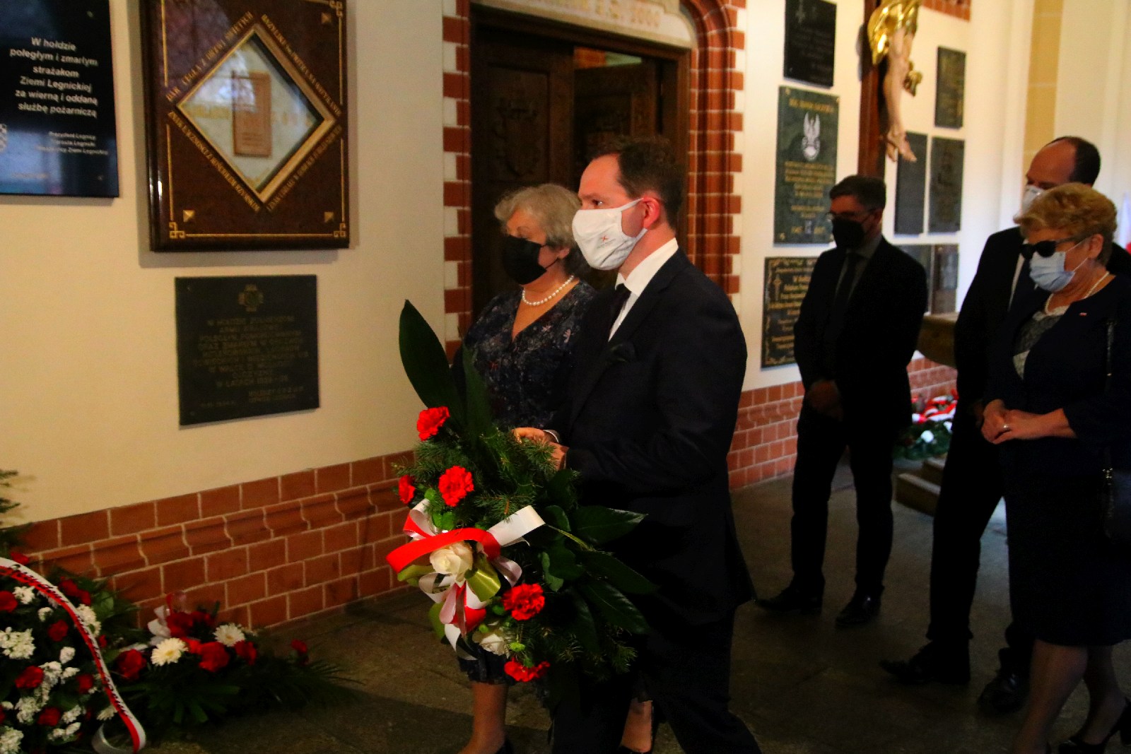 Tibor Gerencsér i Sandor Nedeczky z kurtuazyjną wizytą w Legnicy