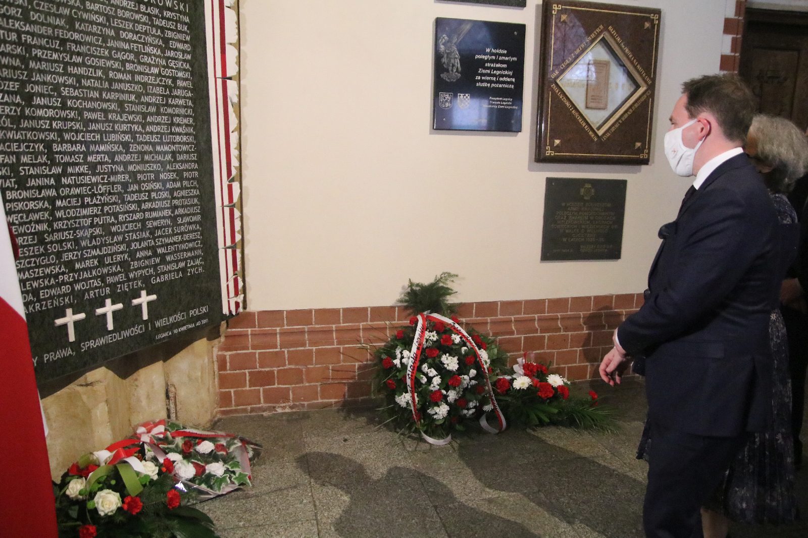 Tibor Gerencsér i Sandor Nedeczky z kurtuazyjną wizytą w Legnicy