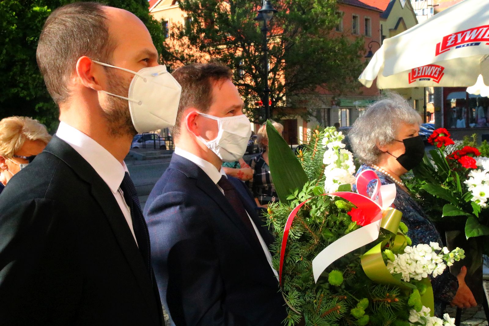 Tibor Gerencsér i Sandor Nedeczky z kurtuazyjną wizytą w Legnicy