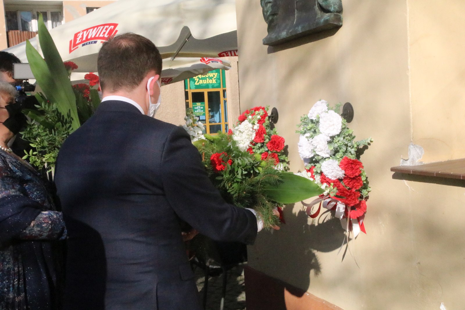 Tibor Gerencsér i Sandor Nedeczky z kurtuazyjną wizytą w Legnicy