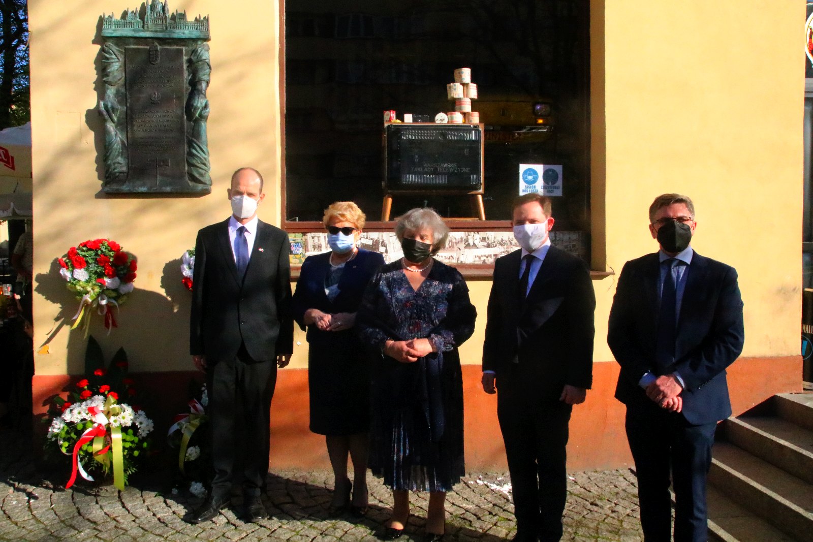 Tibor Gerencsér i Sandor Nedeczky z kurtuazyjną wizytą w Legnicy