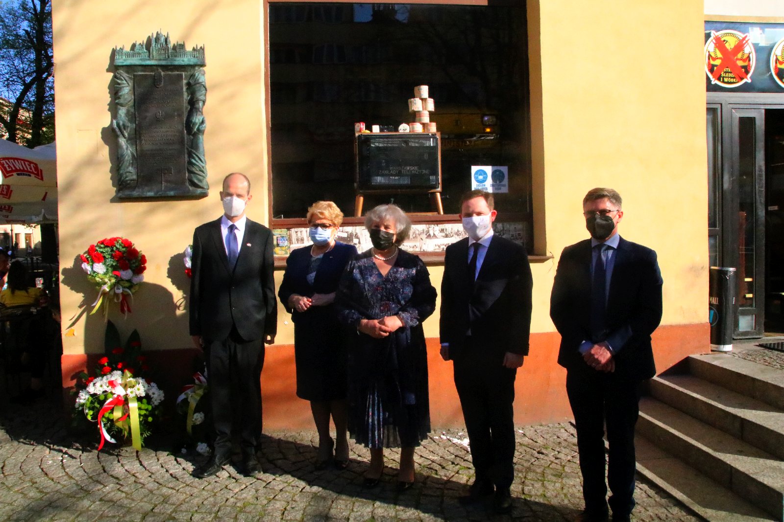 Tibor Gerencsér i Sandor Nedeczky z kurtuazyjną wizytą w Legnicy