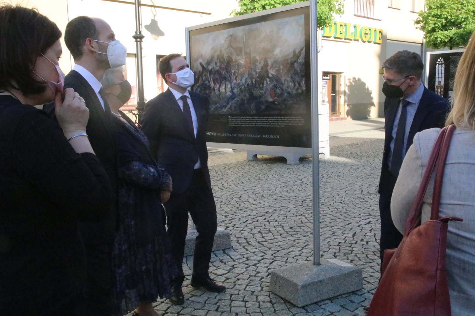 Tibor Gerencsér i Sandor Nedeczky z kurtuazyjną wizytą w Legnicy