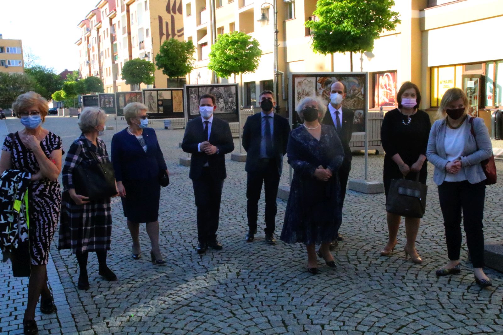 Tibor Gerencsér i Sandor Nedeczky z kurtuazyjną wizytą w Legnicy