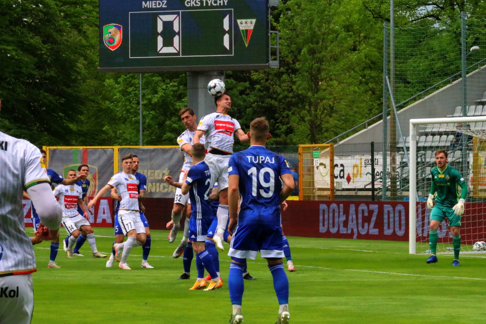 Miedź przegrała na własnym boisku z drużyną GKS Tychy