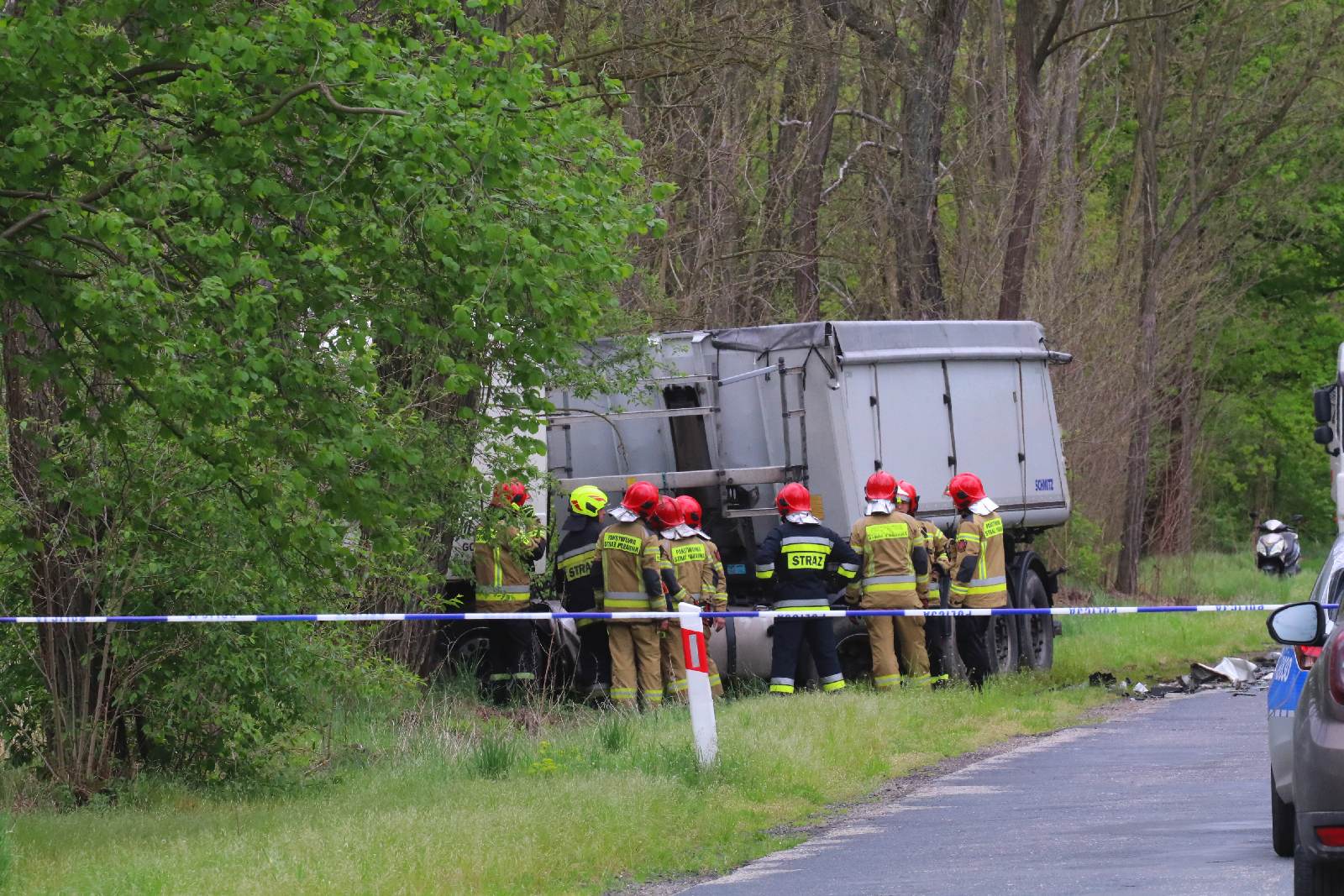 Zderzenie dwóch aut. Jedna osoba zginęła na miejscu