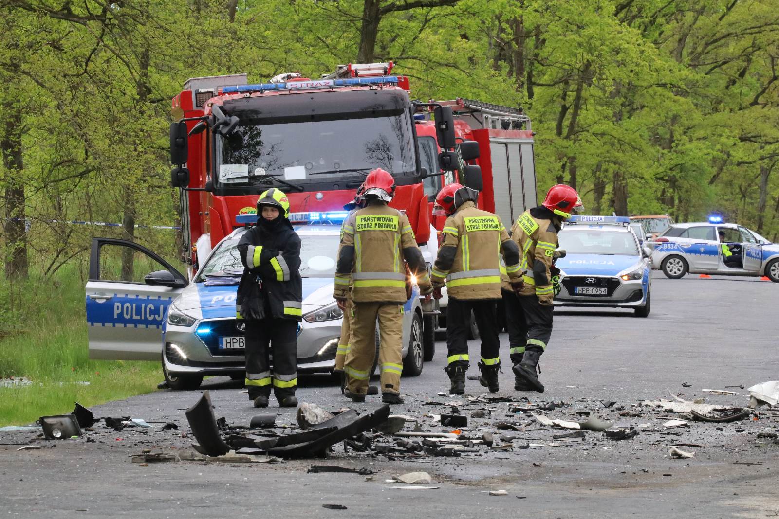 Zderzenie dwóch aut. Jedna osoba zginęła na miejscu
