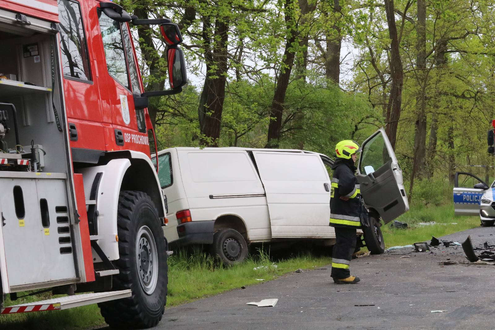 Zderzenie dwóch aut. Jedna osoba zginęła na miejscu
