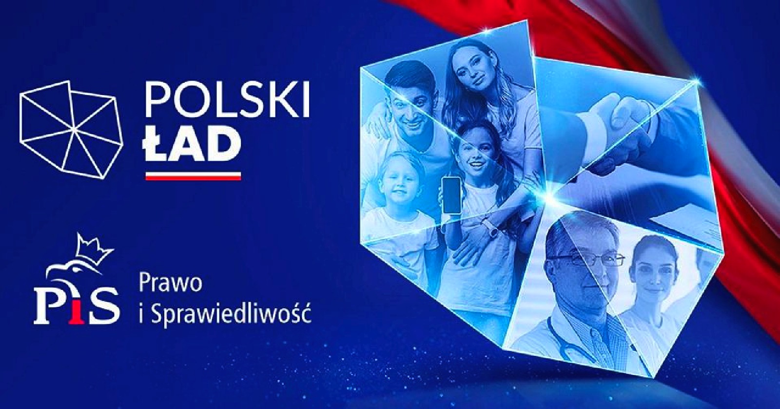 Działacze PiS-u promują  w Legnicy Polski Ład