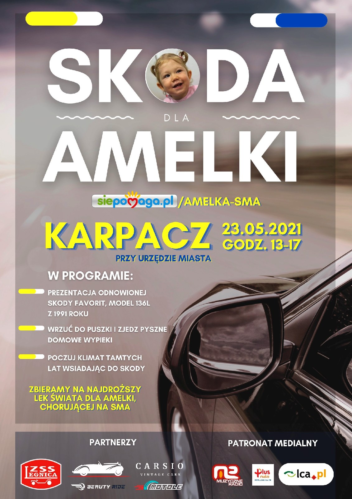 Akcja charytatywna dla małej Amelki