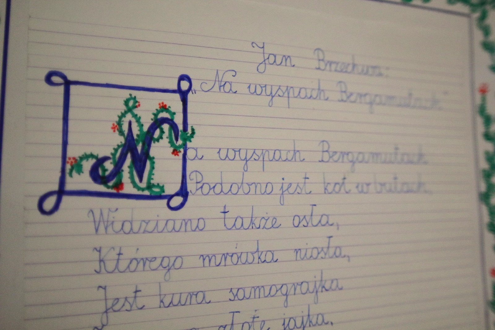 Kaligrafia to sztuka starannego i estetycznego pisania