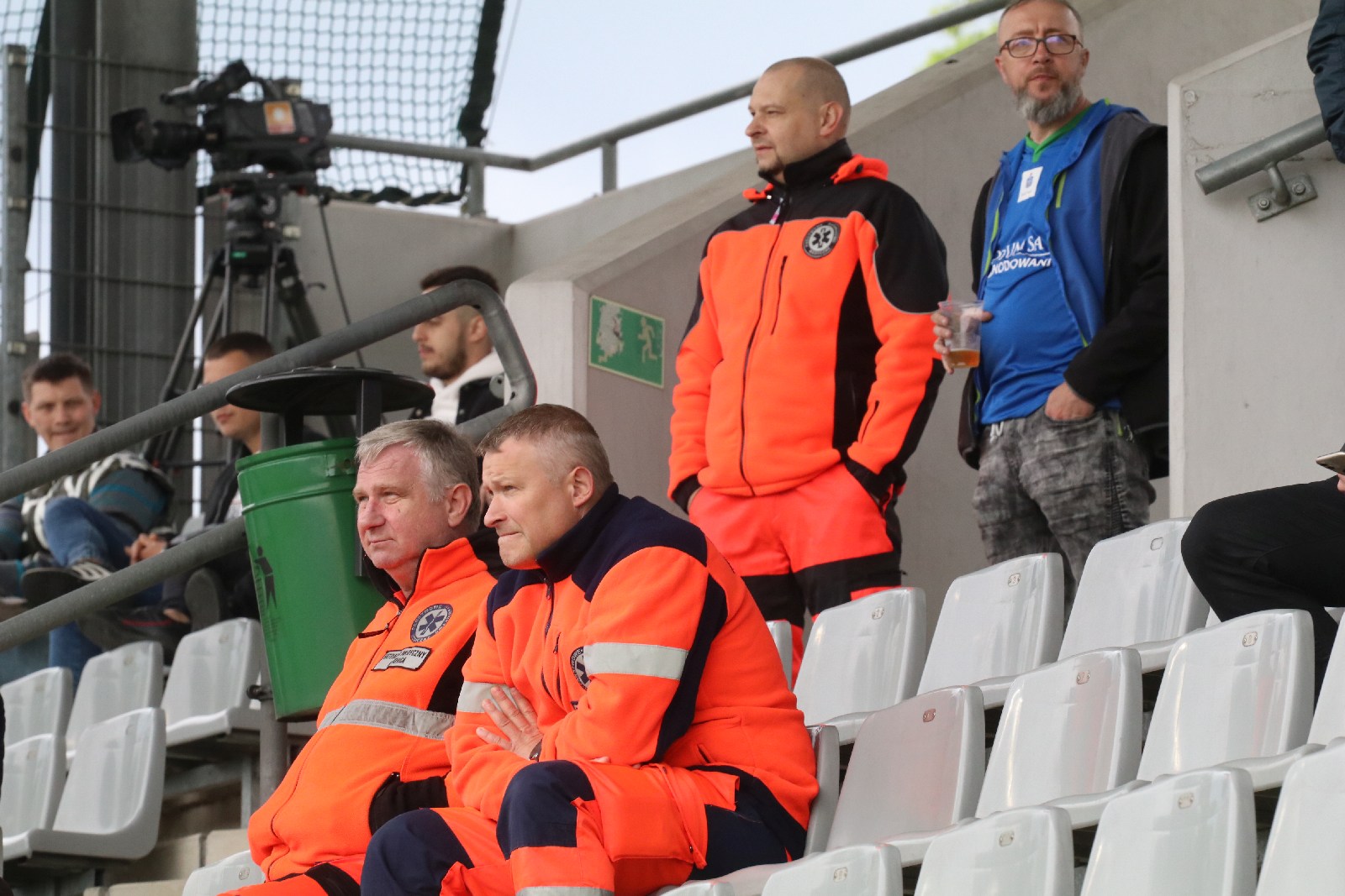 Kibice na trybunach zmotywowali Miedź do świetnej gry z ŁKSem