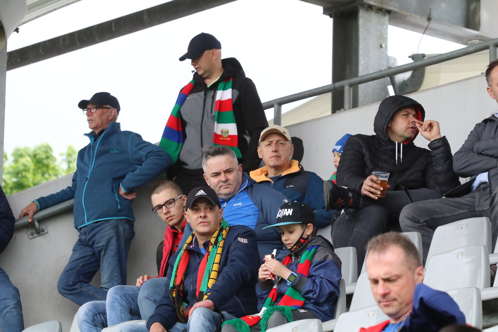 Kibice na trybunach zmotywowali Miedź do świetnej gry z ŁKSem