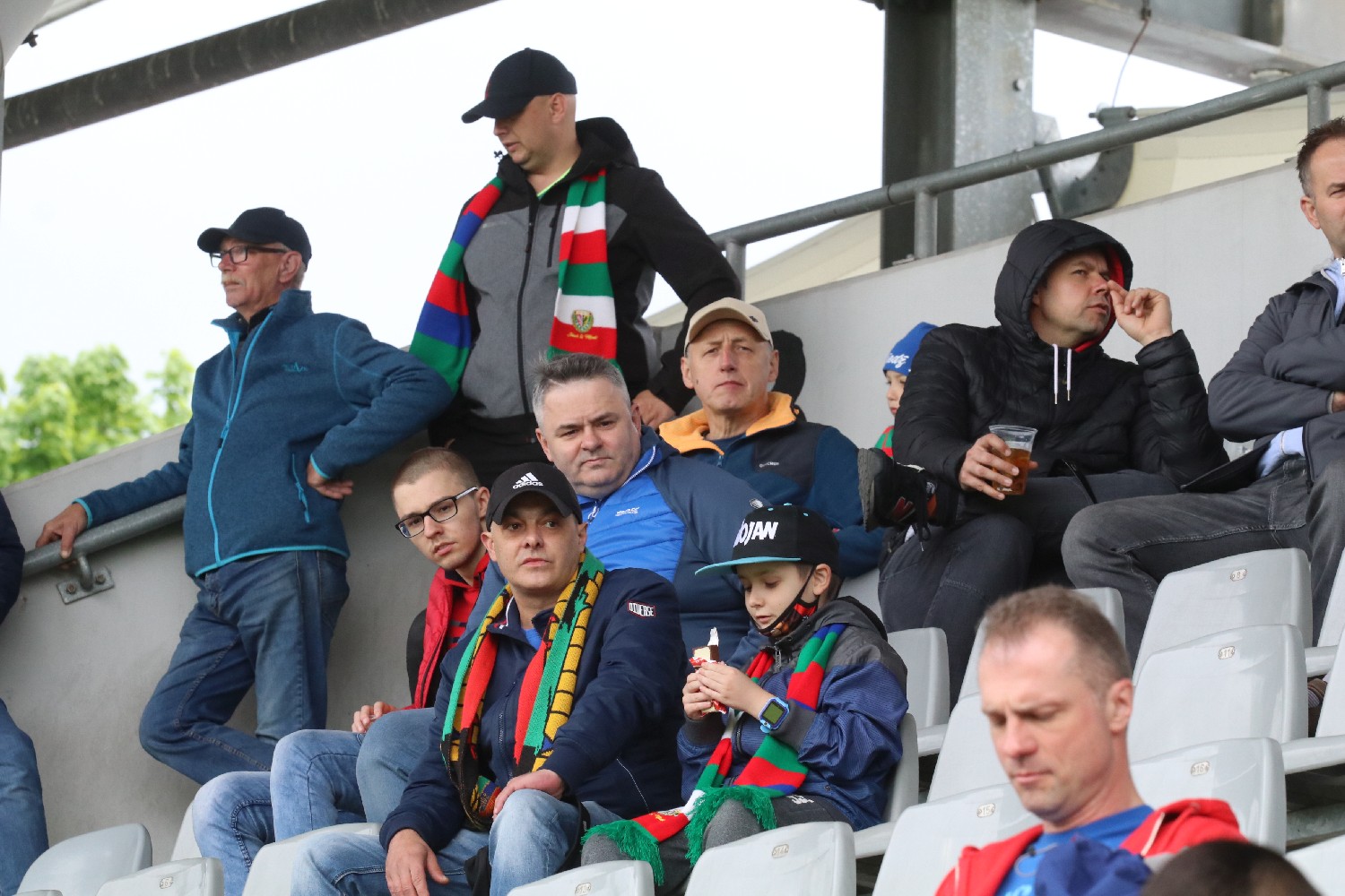 Kibice na trybunach zmotywowali Miedź do świetnej gry z ŁKSem